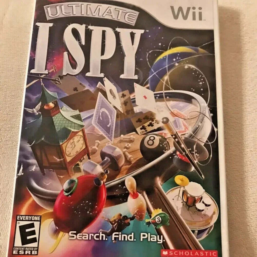 Ultimate I Spy Nintendo Wii Game Works! Complete with Case & Instruction Manual